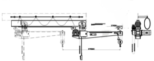 Fuel hose davit